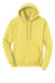 Port & Company PC78H/PC78HT Mens Core Pill Resistant Fleece Hooded Sweatshirt Hoodie Yellow Flat Front