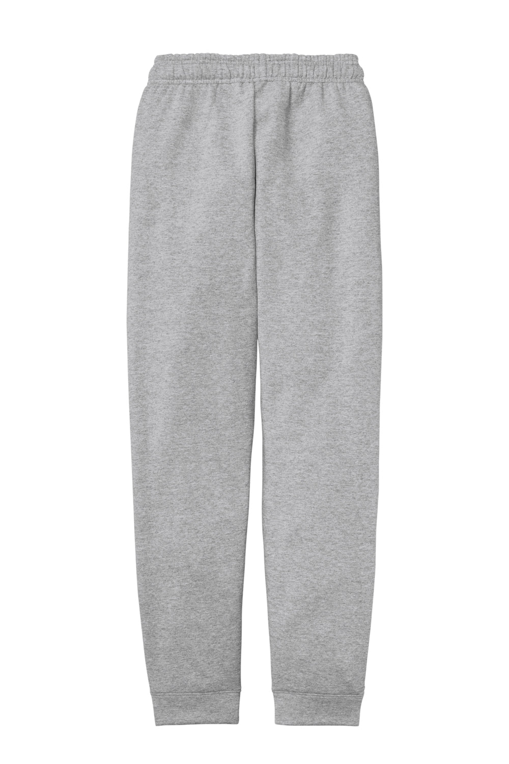 Port & Company PC78J Mens Core Fleece Jogger Sweatpants w/ Pockets Heather Grey Flat Back