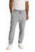 Port & Company PC78J Mens Core Fleece Jogger Sweatpants w/ Pockets Heather Grey Model Front