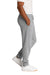 Port & Company PC78J Mens Core Fleece Jogger Sweatpants w/ Pockets Heather Grey Model Side