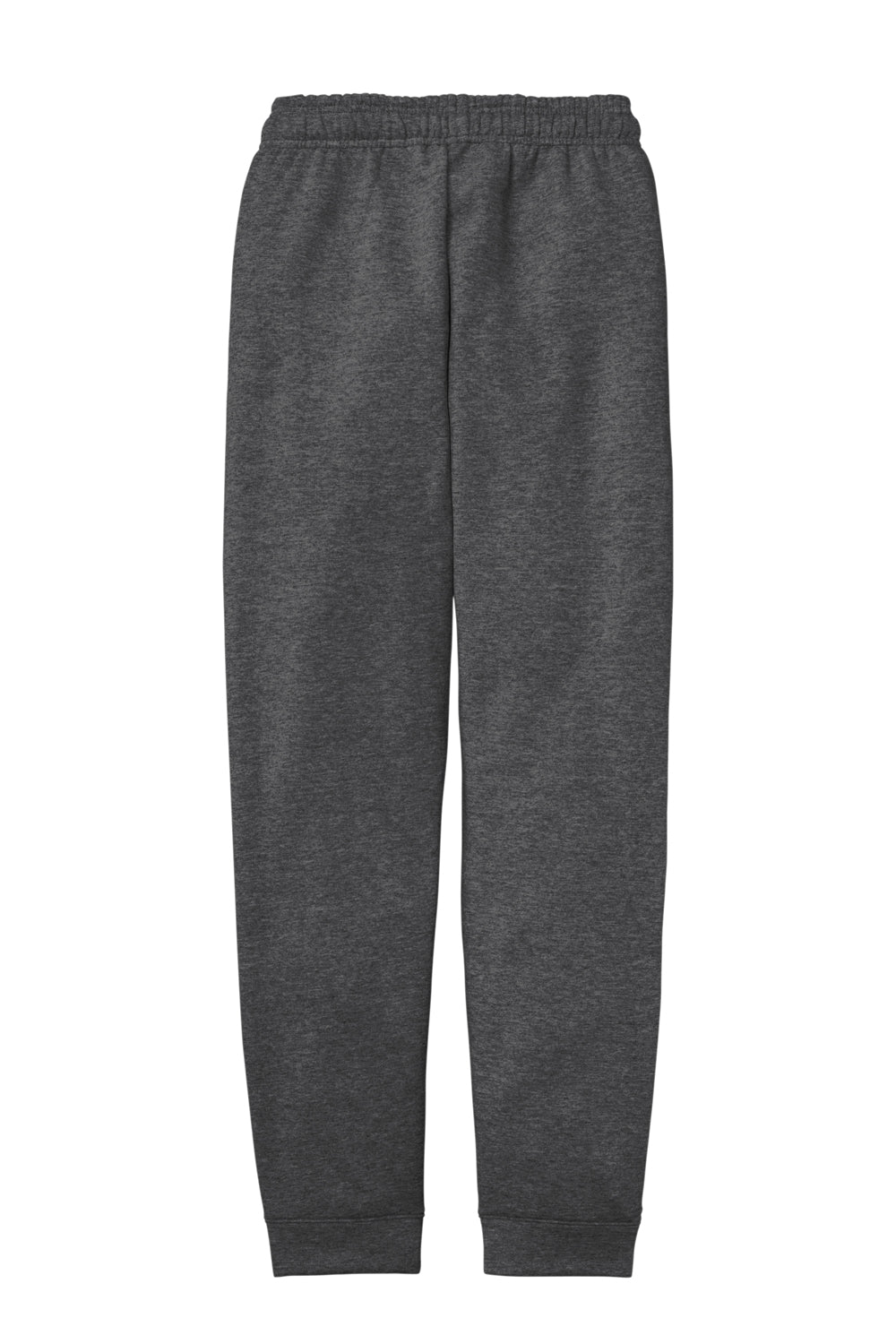 Port & Company PC78J Mens Core Fleece Jogger Sweatpants w/ Pockets Heather Dark Grey Flat Back