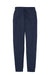 Port & Company PC78J Mens Core Fleece Jogger Sweatpants w/ Pockets Navy Blue Flat Front