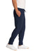 Port & Company PC78J Mens Core Fleece Jogger Sweatpants w/ Pockets Navy Blue Model Side