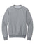 Port & Company PC78PKT Mens Core Fleece Crewneck Sweatshirt w/ Pocket Heather Grey Flat Front