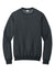 Port & Company PC78PKT Mens Core Fleece Crewneck Sweatshirt w/ Pocket Heather Dark Grey Flat Front