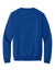 Port & Company PC78PKT Mens Core Fleece Crewneck Sweatshirt w/ Pocket True Royal Blue Flat Back