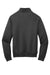 Port & Company PC78Q Mens Core Fleece 1/4 Zip Sweatshirt Heather Dark Grey Flat Back