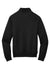 Port & Company PC78Q Mens Core Fleece 1/4 Zip Sweatshirt Jet Black Flat Back