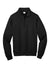 Port & Company PC78Q Mens Core Fleece 1/4 Zip Sweatshirt Jet Black Flat Front