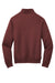 Port & Company PC78Q Mens Core Fleece 1/4 Zip Sweatshirt Maroon Flat Back