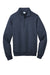 Port & Company PC78Q Mens Core Fleece 1/4 Zip Sweatshirt Navy Blue Flat Front