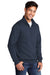 Port & Company PC78Q Mens Core Fleece 1/4 Zip Sweatshirt Navy Blue Model 3q