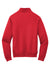 Port & Company PC78Q Mens Core Fleece 1/4 Zip Sweatshirt Red Flat Back