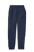 Port & Company PC78YJ Youth Core Fleece Jogger Sweatpants w/ Pockets Navy Blue Flat Front