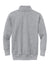 Port & Company PC78YQ Youth Core Fleece 1/4 Zip Sweatshirt Heather Grey Flat Back