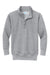 Port & Company PC78YQ Youth Core Fleece 1/4 Zip Sweatshirt Heather Grey Flat Front