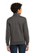 Port & Company PC78YQ Youth Core Fleece 1/4 Zip Sweatshirt Charcoal Grey Model Back