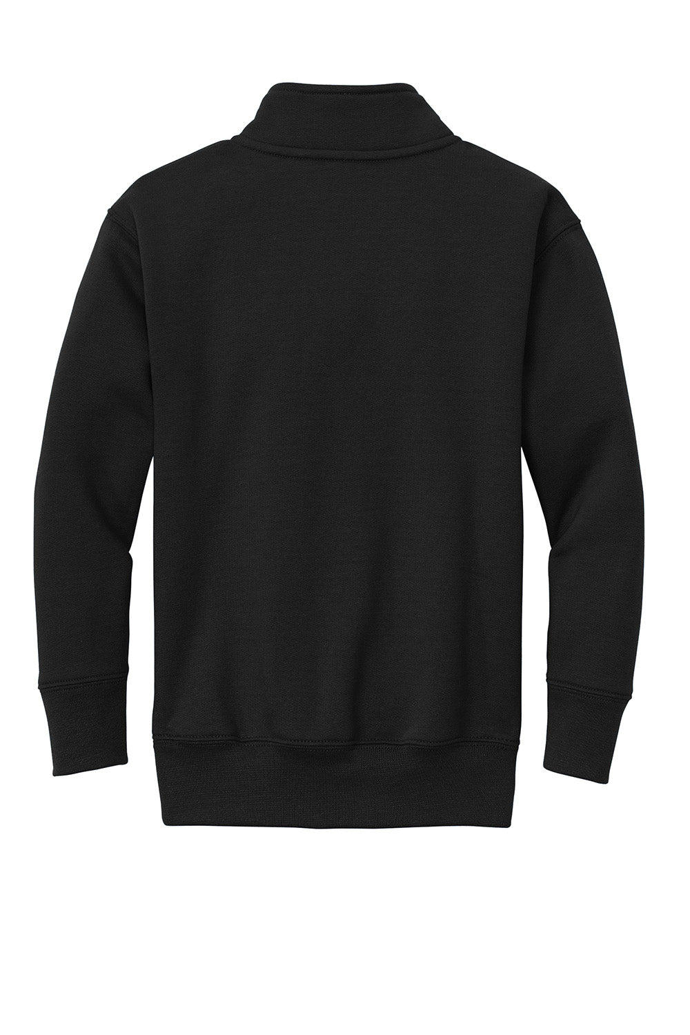 Port & Company PC78YQ Youth Core Fleece 1/4 Zip Sweatshirt Jet Black Flat Back