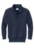 Port & Company PC78YQ Youth Core Fleece 1/4 Zip Sweatshirt Navy Blue Flat Front