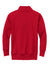 Port & Company PC78YQ Youth Core Fleece 1/4 Zip Sweatshirt Red Flat Back