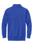 Port & Company PC78YQ Youth Core Fleece 1/4 Zip Sweatshirt True Royal Blue Flat Back