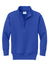 Port & Company PC78YQ Youth Core Fleece 1/4 Zip Sweatshirt True Royal Blue Flat Front