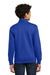 Port & Company PC78YQ Youth Core Fleece 1/4 Zip Sweatshirt True Royal Blue Model Back