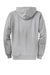 Port & Company PC78ZH Mens Core Pill Resistant Fleece Full Zip Hooded Sweatshirt Hoodie Ash Grey Flat Back