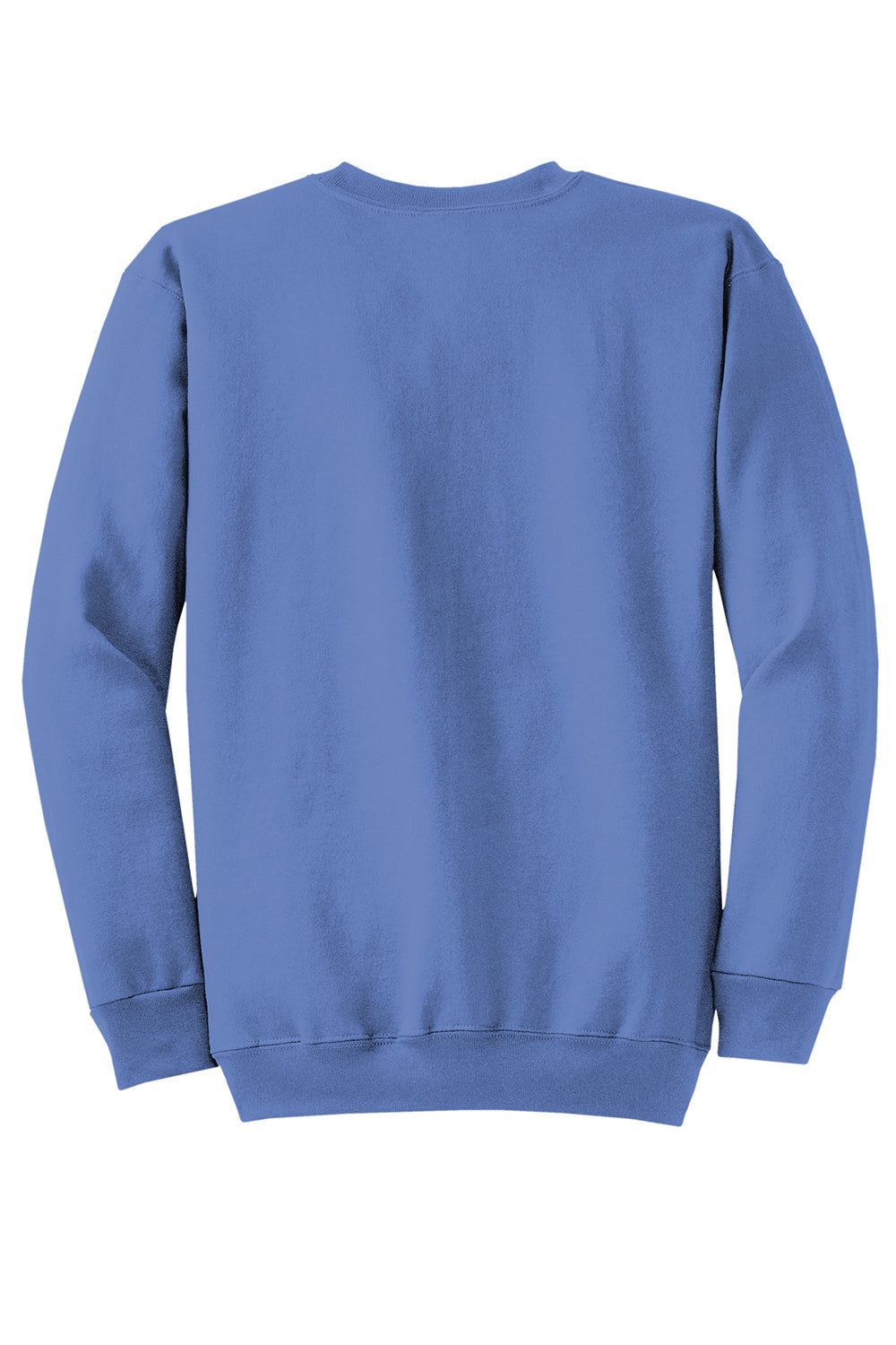 Port & Company PC78 Mens Core Pill Resistant Fleece Crewneck Sweatshirt Carolina Blue Flat Back