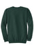 Port & Company PC78 Mens Core Pill Resistant Fleece Crewneck Sweatshirt Dark Green Flat Back