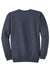 Port & Company PC78 Mens Core Pill Resistant Fleece Crewneck Sweatshirt Heather Navy Blue Flat Back