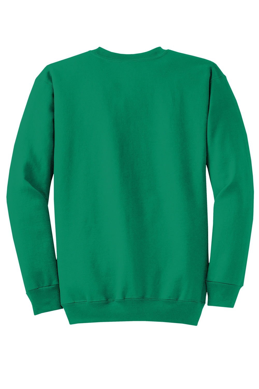 Port & Company PC78 Mens Core Pill Resistant Fleece Crewneck Sweatshirt Kelly Green Flat Back