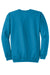 Port & Company PC78 Mens Core Pill Resistant Fleece Crewneck Sweatshirt Neon Blue Flat Back