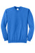 Port & Company PC78 Mens Core Pill Resistant Fleece Crewneck Sweatshirt Royal Blue Flat Front