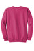 Port & Company PC78 Mens Core Pill Resistant Fleece Crewneck Sweatshirt Sangria Pink Flat Back