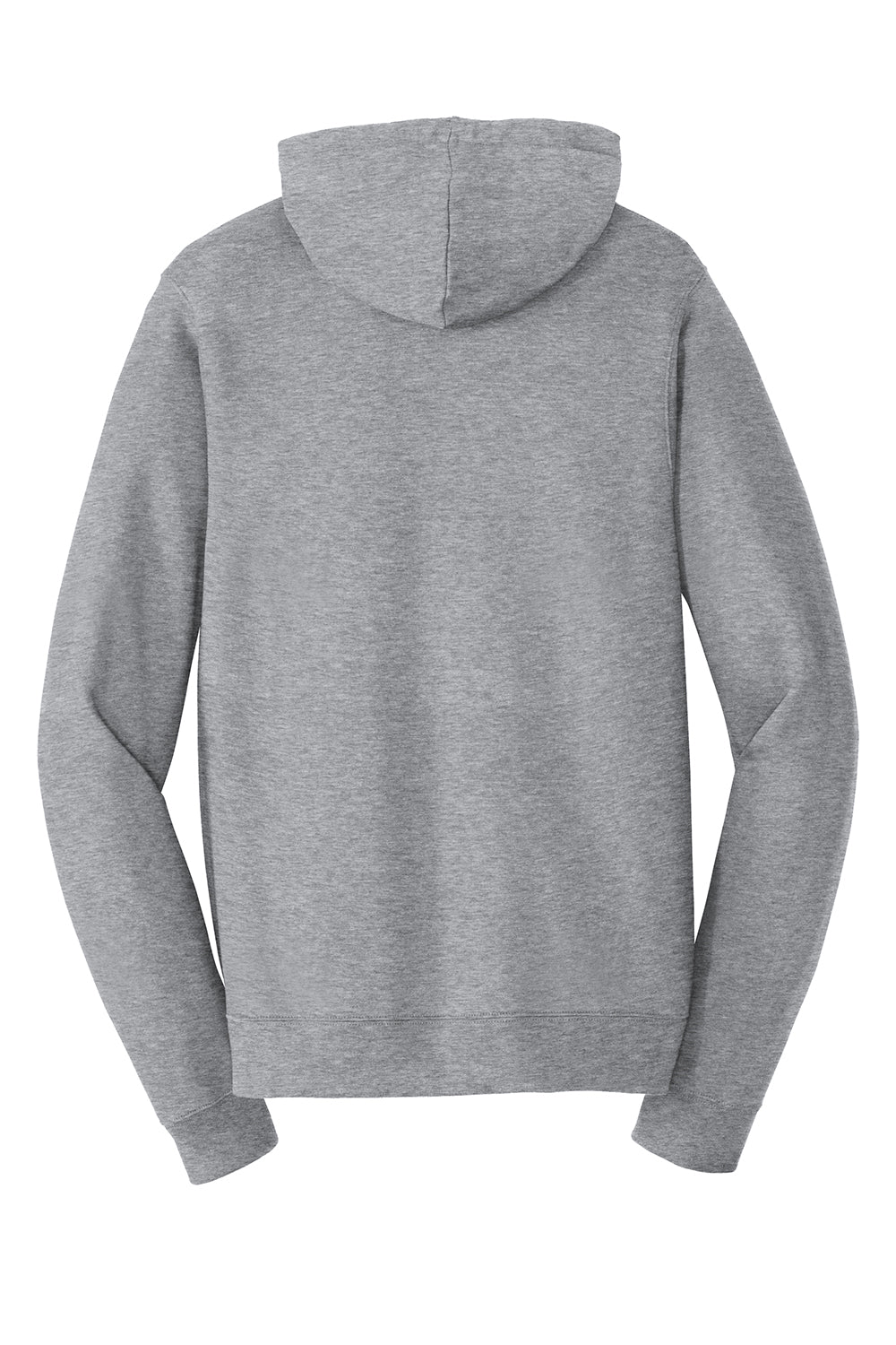 Port & Company PC850H Mens Fan Favorite Fleece Hooded Sweatshirt Hoodie Heather Grey Flat Back