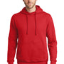 Port & Company Mens Fan Favorite Fleece Hooded Sweatshirt Hoodie - Bright Red