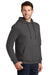 Port & Company PC850H Mens Fan Favorite Fleece Hooded Sweatshirt Hoodie Charcoal Grey Model 3q