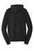 Port & Company PC850H Mens Fan Favorite Fleece Hooded Sweatshirt Hoodie Jet Black Flat Back