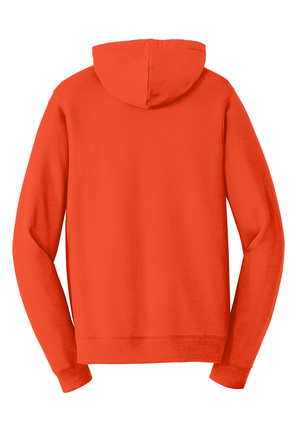 Port & Company PC850H Mens Fan Favorite Fleece Hooded Sweatshirt Hoodie Orange Flat Back