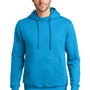 Port & Company Mens Fan Favorite Fleece Hooded Sweatshirt Hoodie - Sapphire Blue