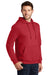 Port & Company PC850H Mens Fan Favorite Fleece Hooded Sweatshirt Hoodie Team Cardinal Red Model 3q