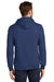 Port & Company PC850H Mens Fan Favorite Fleece Hooded Sweatshirt Hoodie Team Navy Blue Model Back