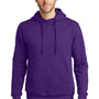 Port & Company Mens Fan Favorite Fleece Hooded Sweatshirt Hoodie - Team Purple