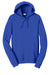 Port & Company PC850H Mens Fan Favorite Fleece Hooded Sweatshirt Hoodie True Royal Blue Flat Front