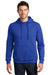 Port & Company PC850H Mens Fan Favorite Fleece Hooded Sweatshirt Hoodie True Royal Blue Model Front