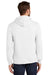 Port & Company PC850H Mens Fan Favorite Fleece Hooded Sweatshirt Hoodie White Model Back