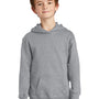 Port & Company Youth Fan Favorite Fleece Hooded Sweatshirt Hoodie - Heather Grey