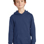 Port & Company Youth Fan Favorite Fleece Hooded Sweatshirt Hoodie - Team Navy Blue