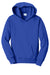 Port & Company PC850YH Youth Fan Favorite Fleece Hooded Sweatshirt Hoodie True Royal Blue Flat Front